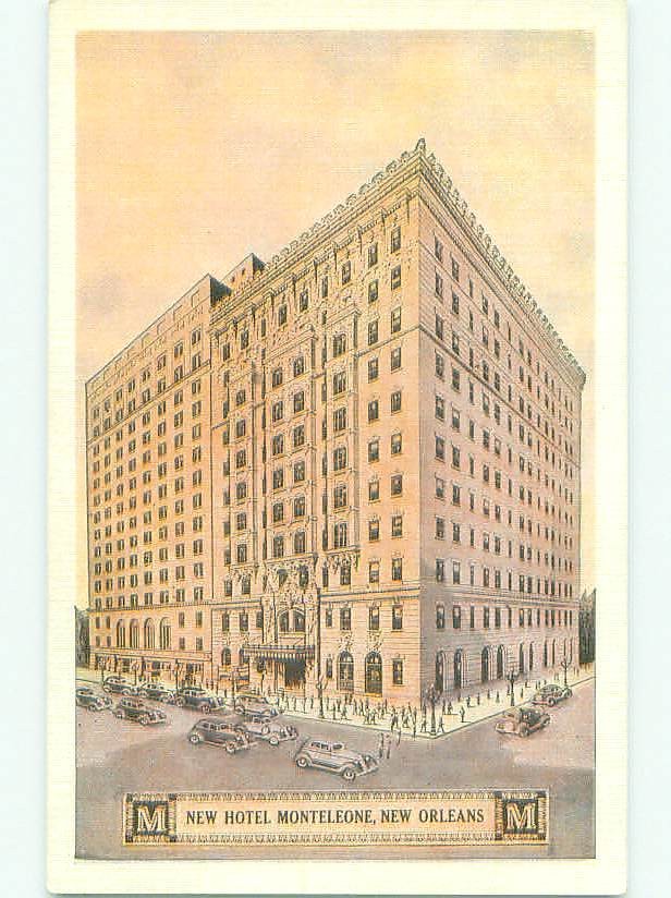 Linen NEW MONTELEONE HOTEL New Orleans Louisiana LA HQ3576