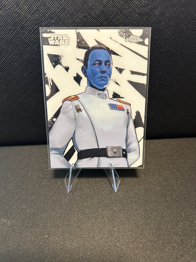 2025 Topps Chrome Star Wars Grand Admiral Thrawn Galactic Graffiti GG-11