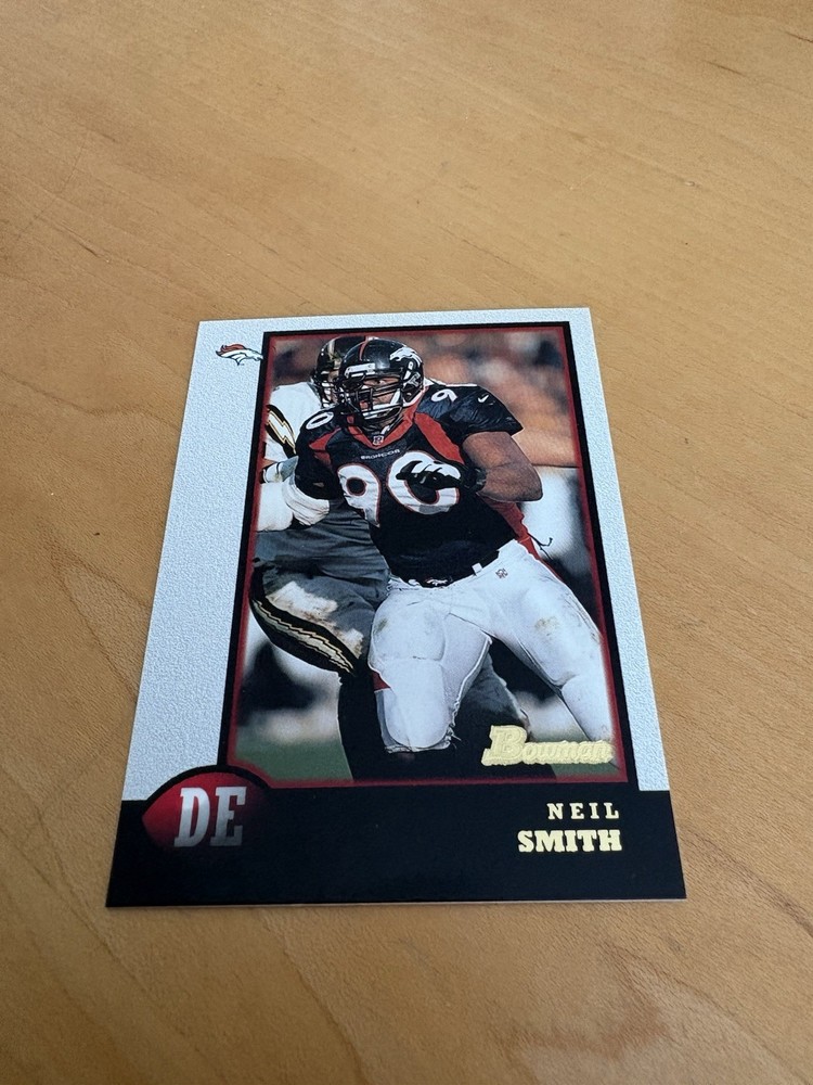 1998 Bowman Football #168 Neil Smith -Broncos