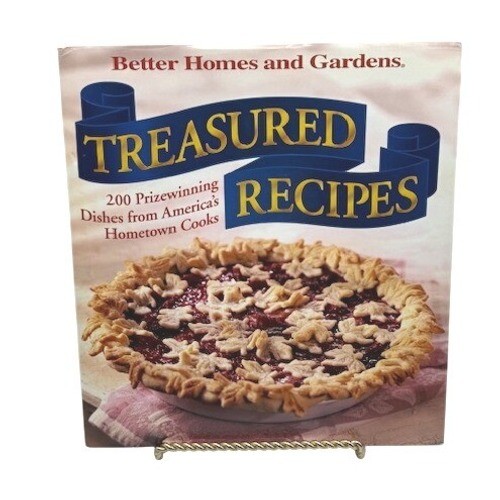 Better Homes and Gardens Treasured Recipes Cookbook 2000 First Edition Hardcover