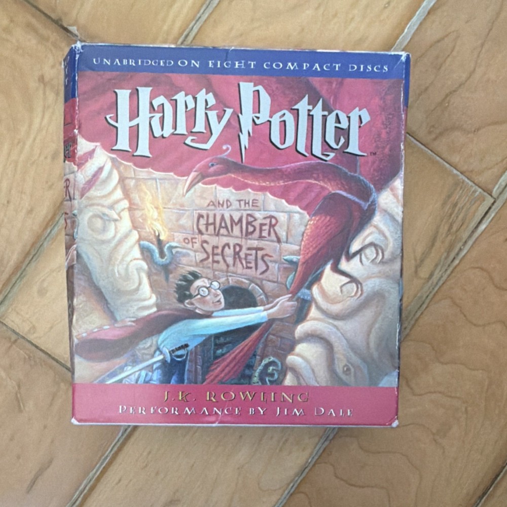 Harry Potter Chamber of Secrets Unabridged Audiobook CD J.K. Rowling Jim Dale
