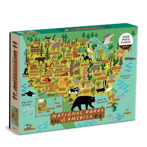 National Parks of America 1000 Piece PuzzleAnother great item from Rarewaves USA | Free delivery!