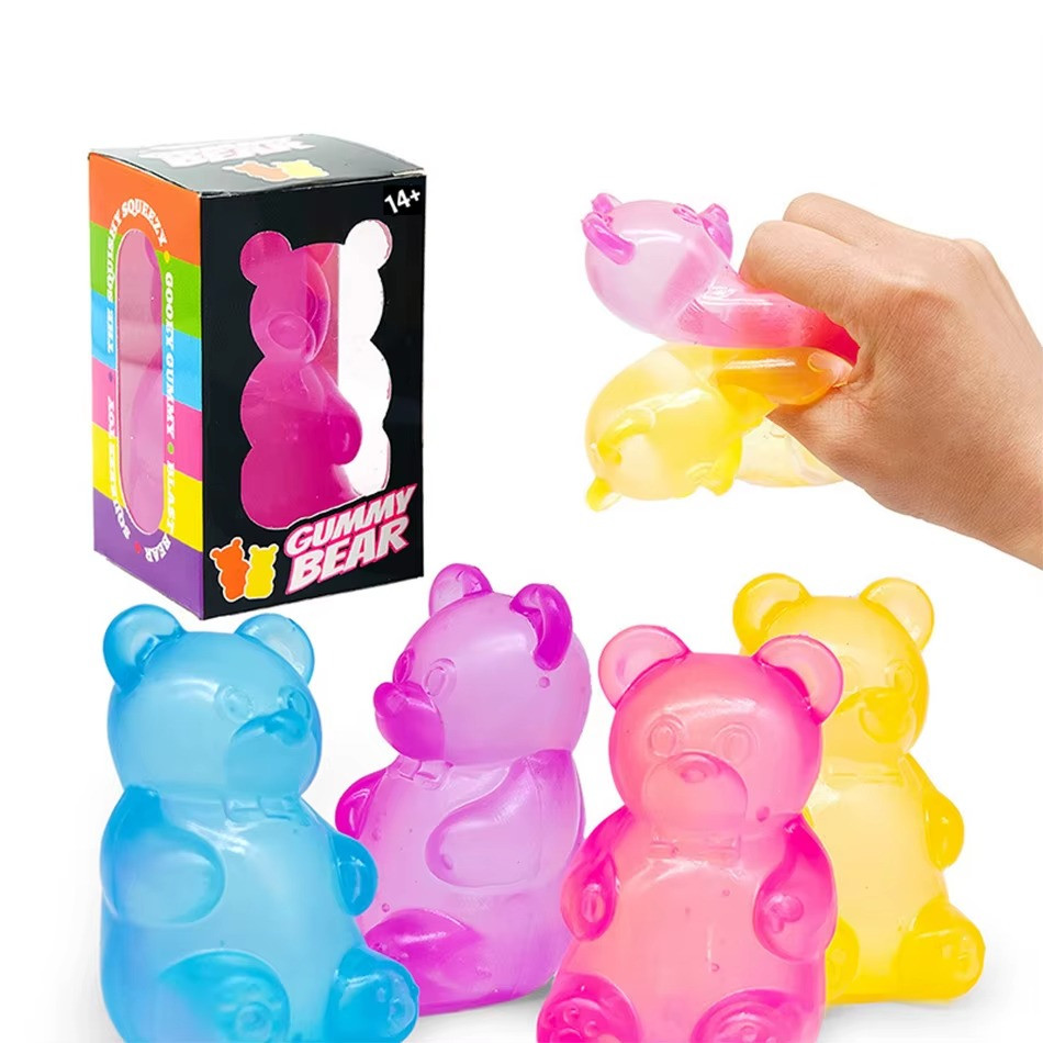 Gummy Bear Sensory Fidget Toy Squishy Toy Stress Relief Toys