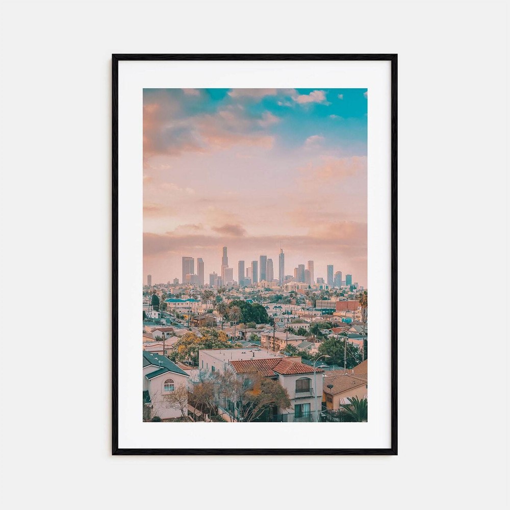 Los Angeles Colorful Poster Print No 2 Los Angeles Photo Art Los Angeles Wall