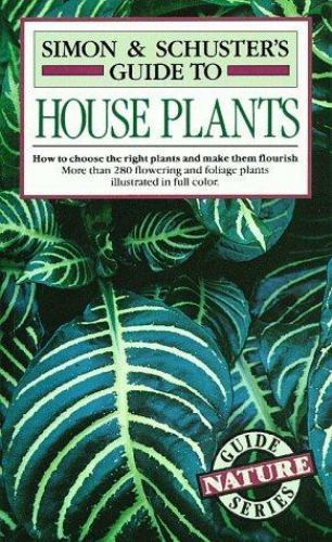 Vintage 1987 Simon & Schuster's Guide to House Plants Paperback Book New Cond.