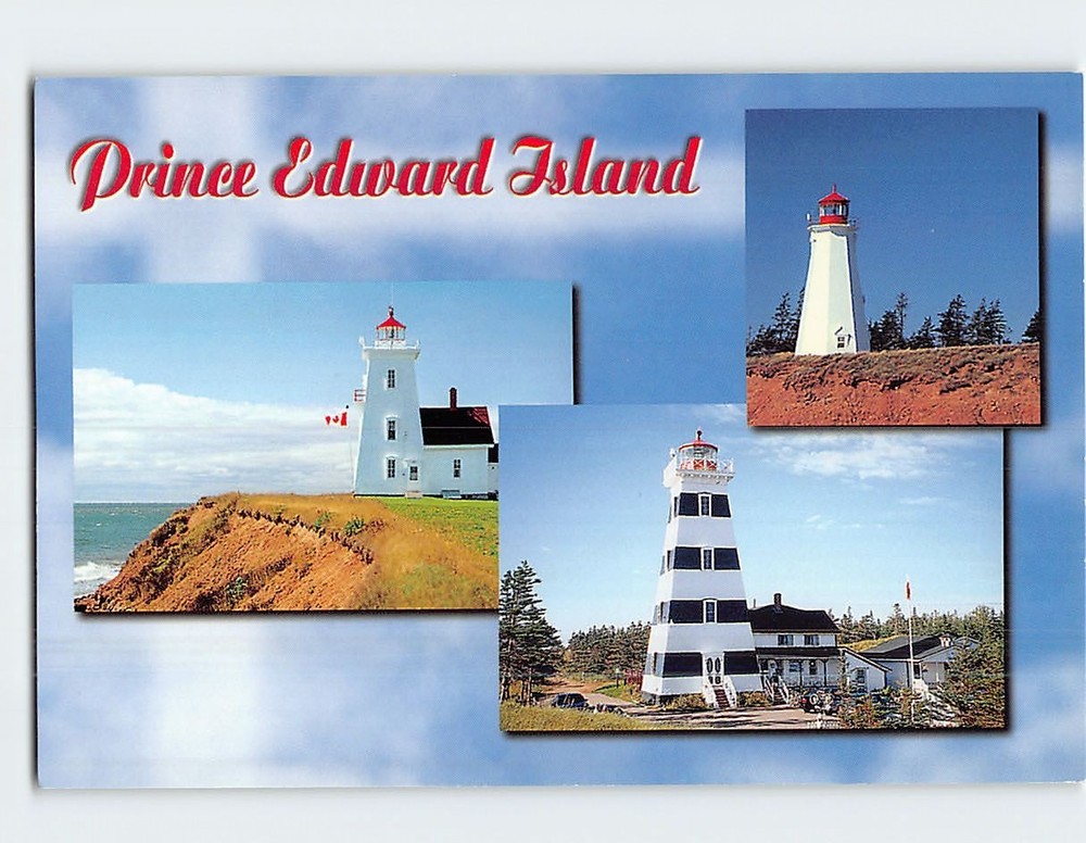 Postcard Lighthouses Prince Edward Island Canada