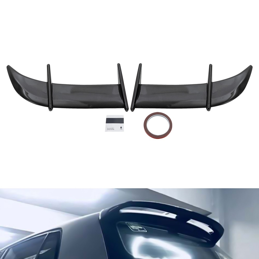 Fit VW Golf MK6 VI GTI 2010 2011 2012 2013 Rear Roof Spoiler Wing Carbon Style