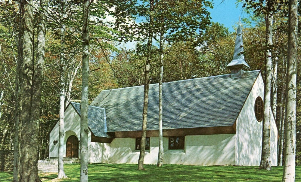 Chapel of the Snows, Stratton Mountain, Vermont, UNP, VG --POSTCARD