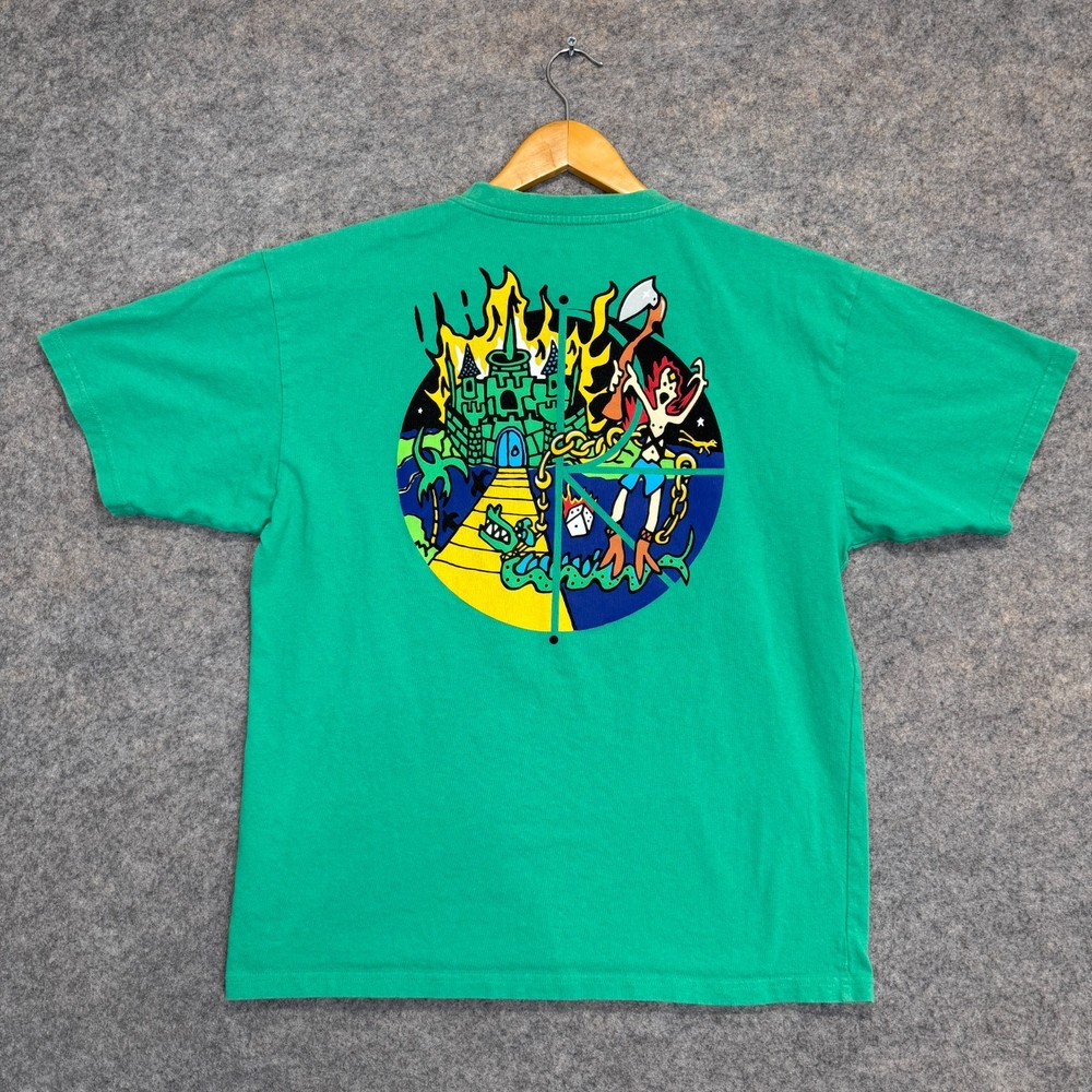 Polar Skate co Tee Mens Medium Castle Fill Logo Tee Graphic Skater Tshirt Shirt