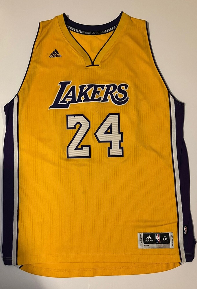 Adidas Kobe Bryant Swingman Lakers Jersey  #24 Sz 2Xl
