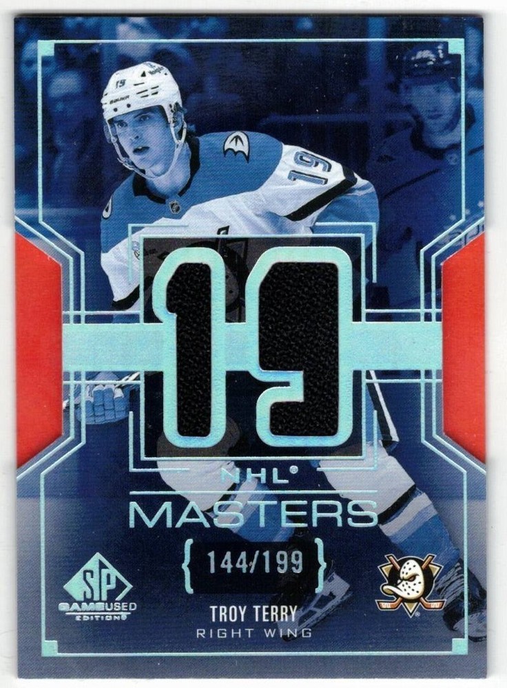 2025-26 SP Game Used - Troy Terry NHL Masters Jersey /199 (#NM-1)