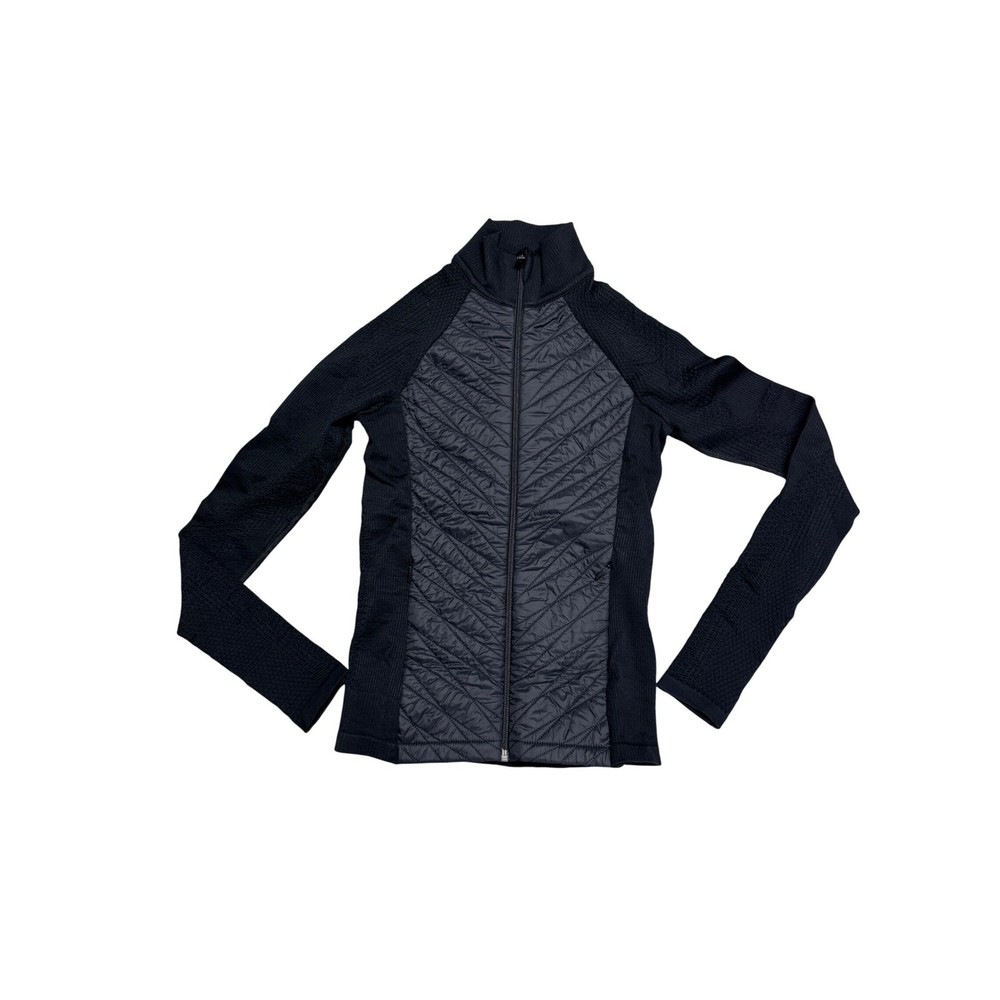 Athleta Flurry Force Insulated Primaloft Jacket 2.0 Black XXS Full Zip Hybrid
