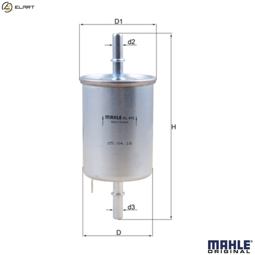 FUEL FILTER KL 470 FOR DAEWOO CHEVROLET AVEO/GENTRA/KALOS/Hatchback/U-VA BEAT