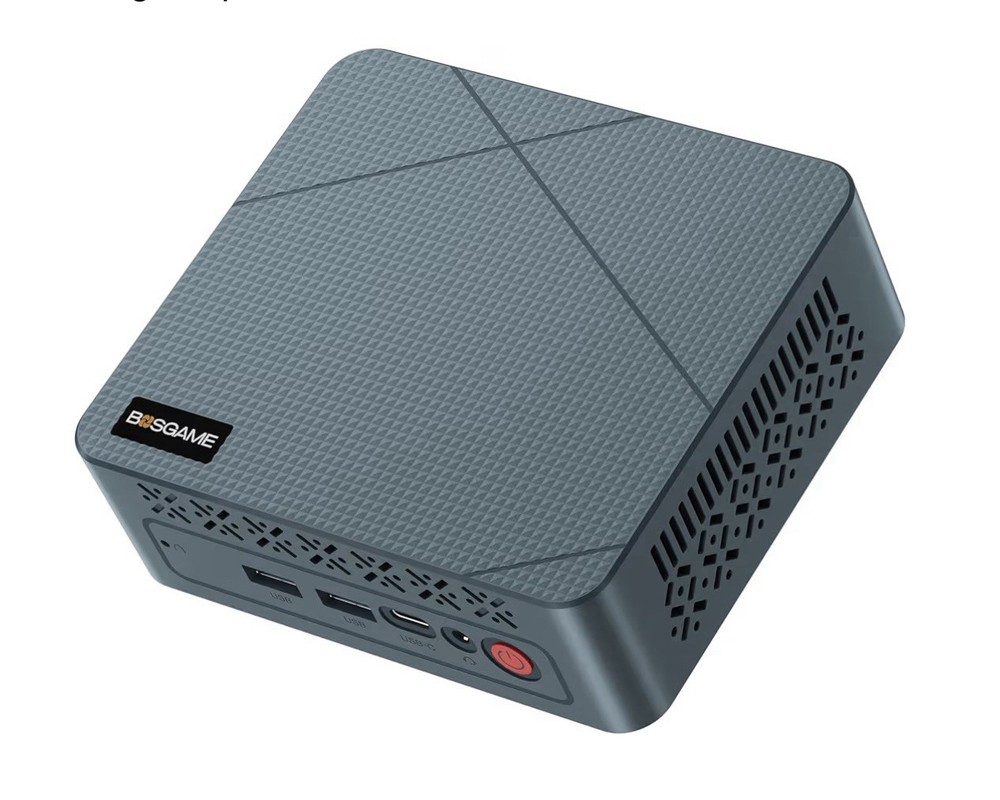E4 Mini PC with AMD Ryzen 5 3550H, 16GB RAM 512GB NVMe SSD, Triple Displays