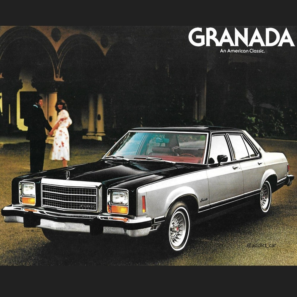 1979  Ford Granada ad | POSTER 24 X 24 INCH | Vintage classic