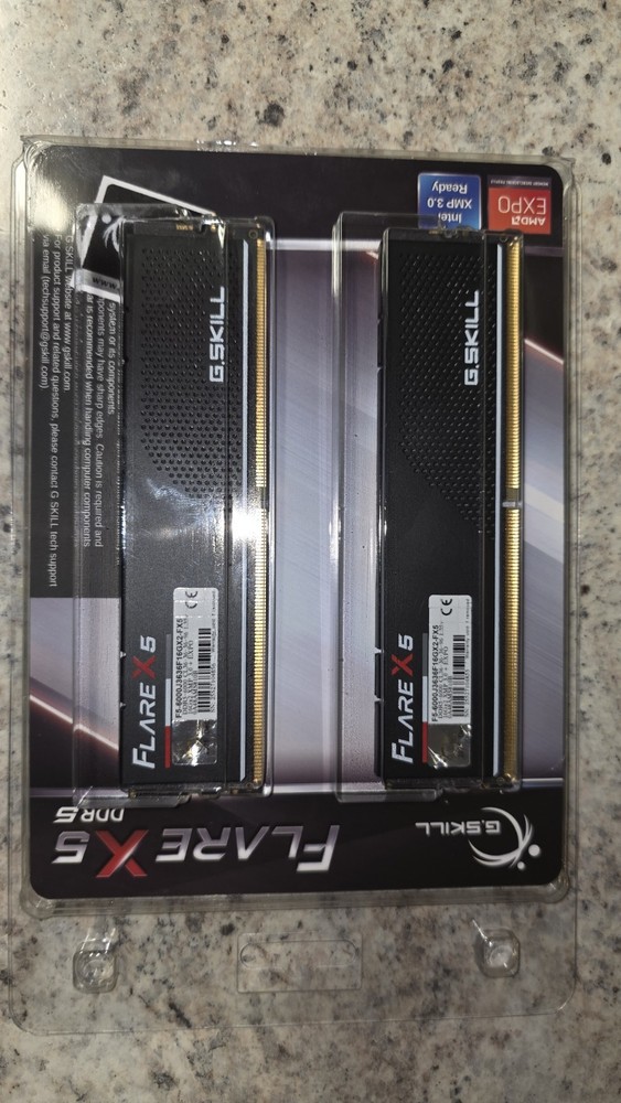 G.SKILL Flare-X5 32GB (16GB x 2) DDR5-6000 CL36 (READ DESCRIPTION)