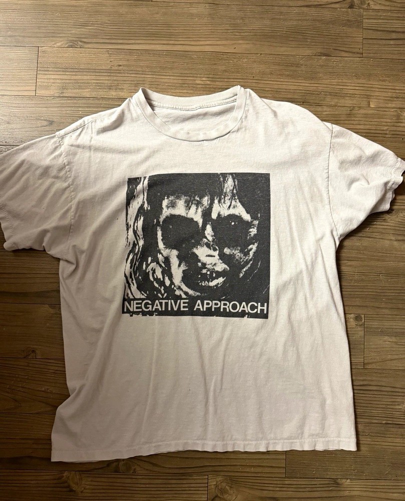 Vintage Negative Approach single stitch S/T tee shirt