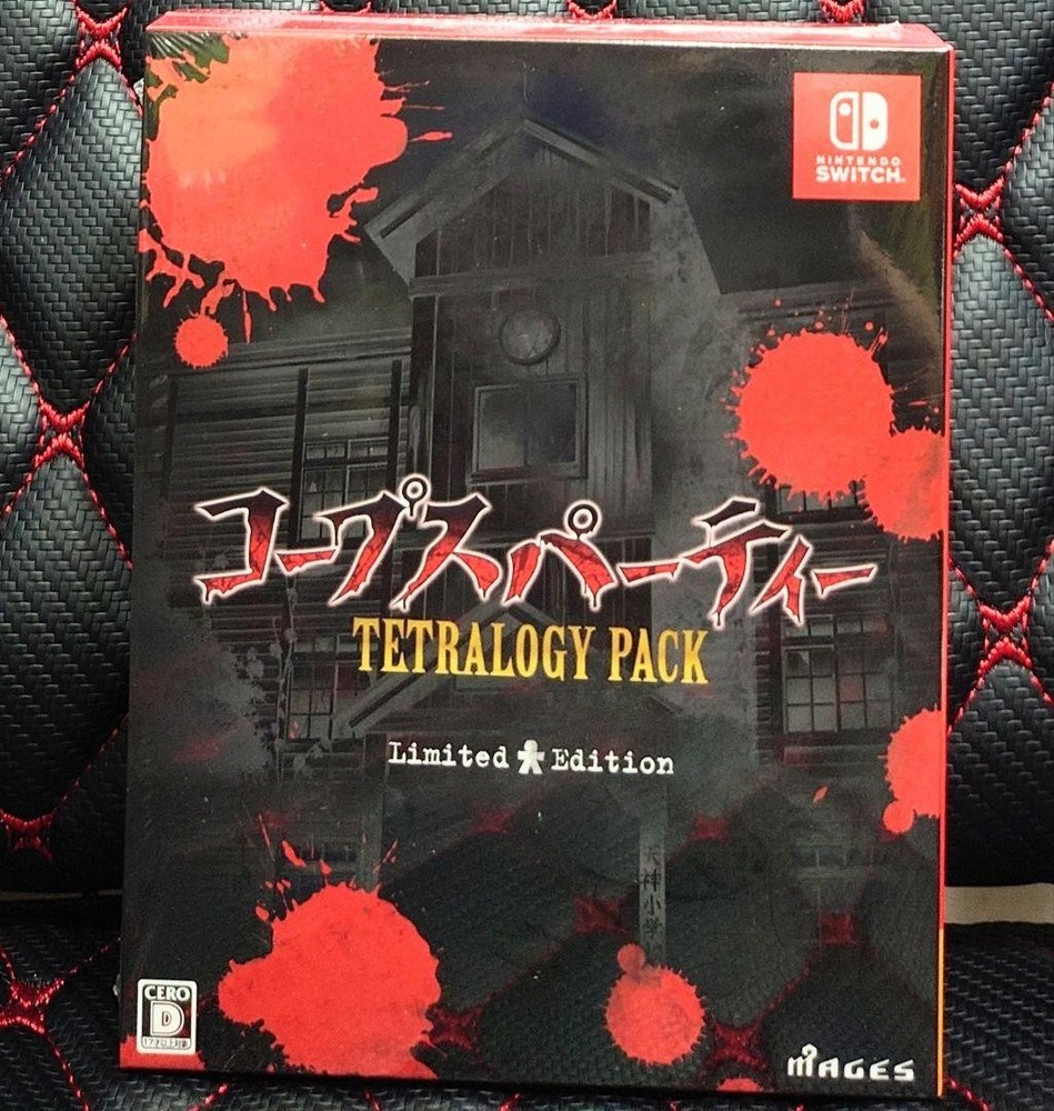 Corpse Party TETRALOGY PACK Limited Edition Switch + BD & Soundtrack DVD-ROM New