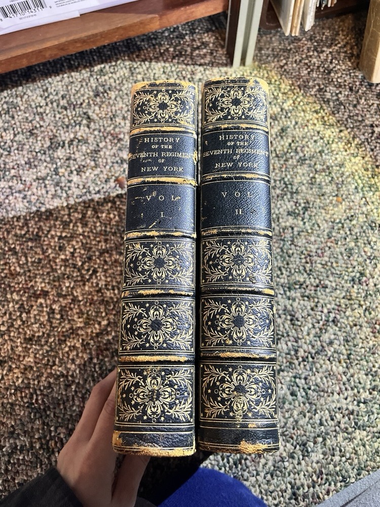 Col. Emmons Clark HISTORY OF THE 7TH REGIMENT OF NEW YORK 2 Volume HC Set 1sTed