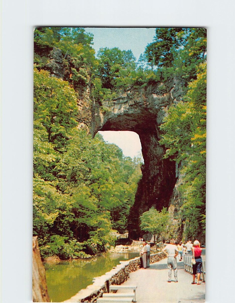 Postcard Natural Bridge Virginia USA