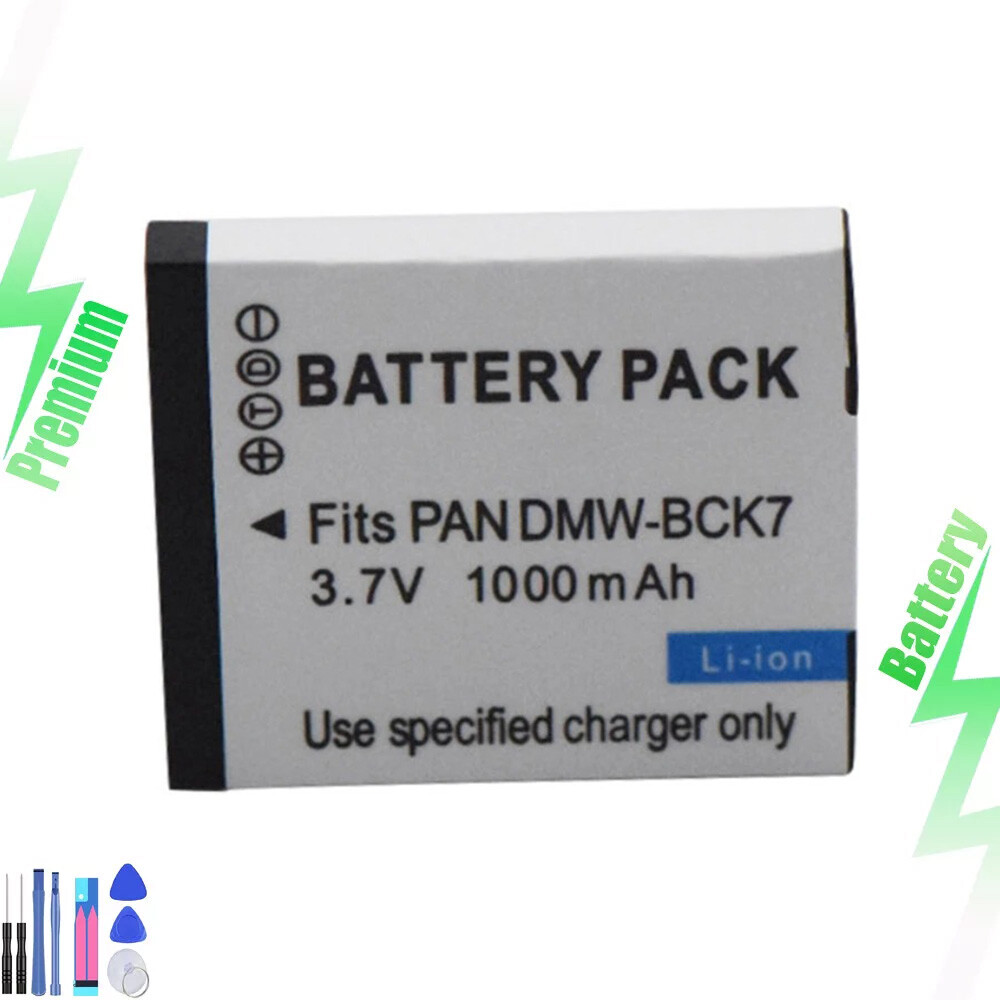 Replacement Battery for Panasonic DMW-BCK7E & Panasonic Lumix DMC-S3