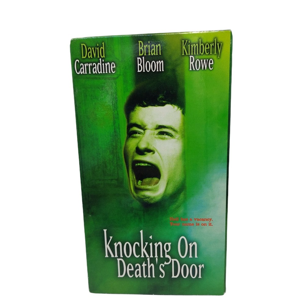 Knocking on Death's Door Brian Bloom David Carradine VHS 1999 Ex rental