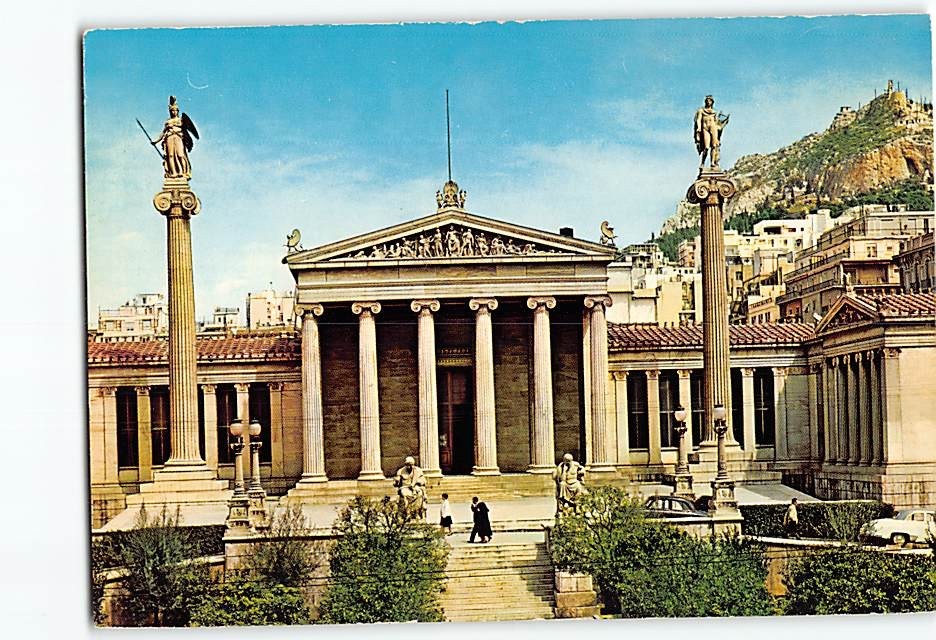 Postcard The Academy Athens Greece