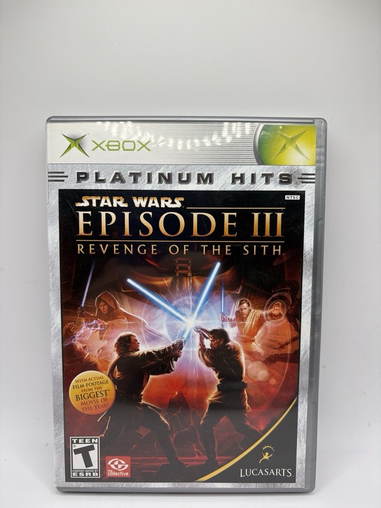 Star Wars Episode 3 III Revenge of the Sith (Xbox, 2005) Complete Tested Working