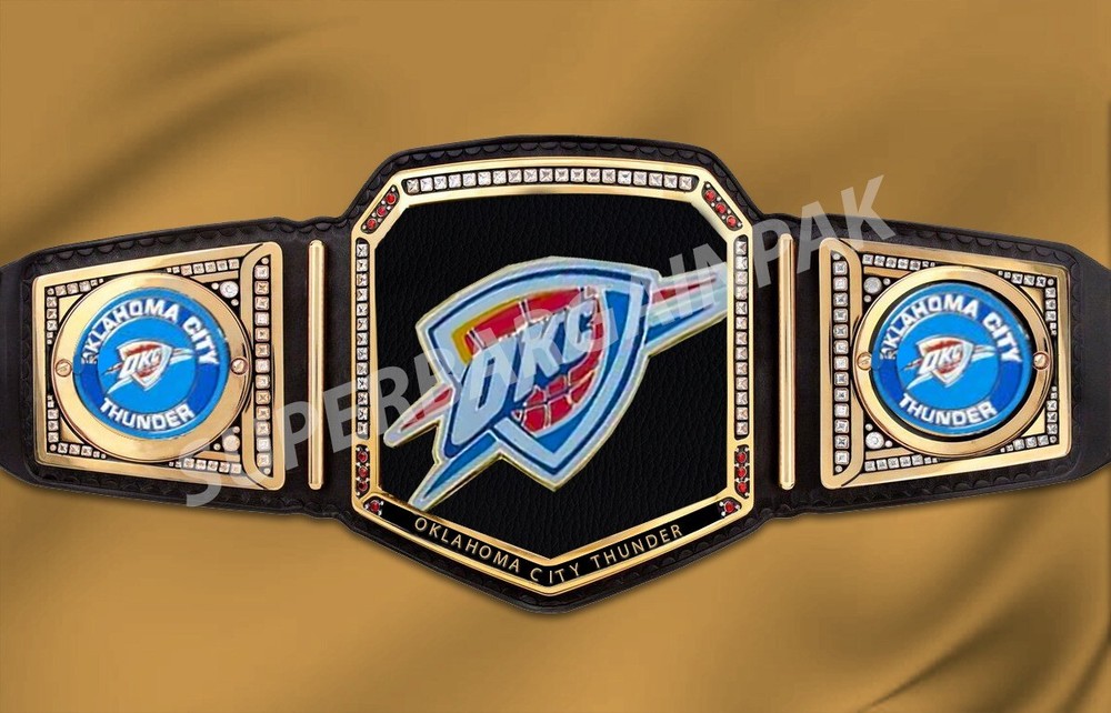 Oklahoma City Thunder Custom Made championship belt