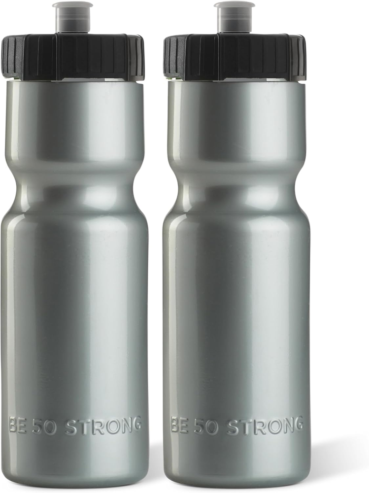 Sports Water Bottle | Reusable Squeeze Water Bottles | 22 Oz. Bpa-Free Plastic B