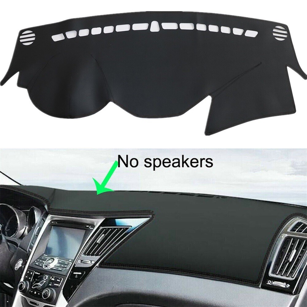 1PC Dashboard Cover Mat High Fiber Leather Anti-skid Car Interior Accessories