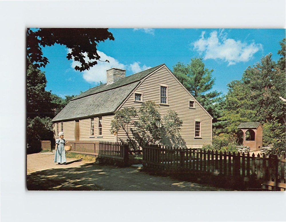 Postcard Stephen Fitch House Windham Connecticut USA