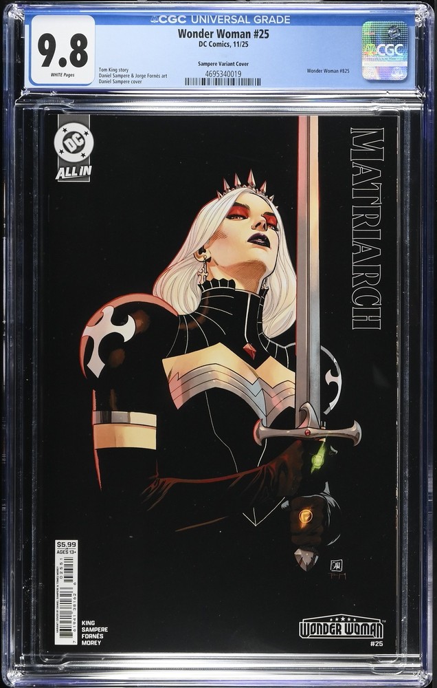 Wonder Woman 25 CGC 9.8 Sampere Variant Cover