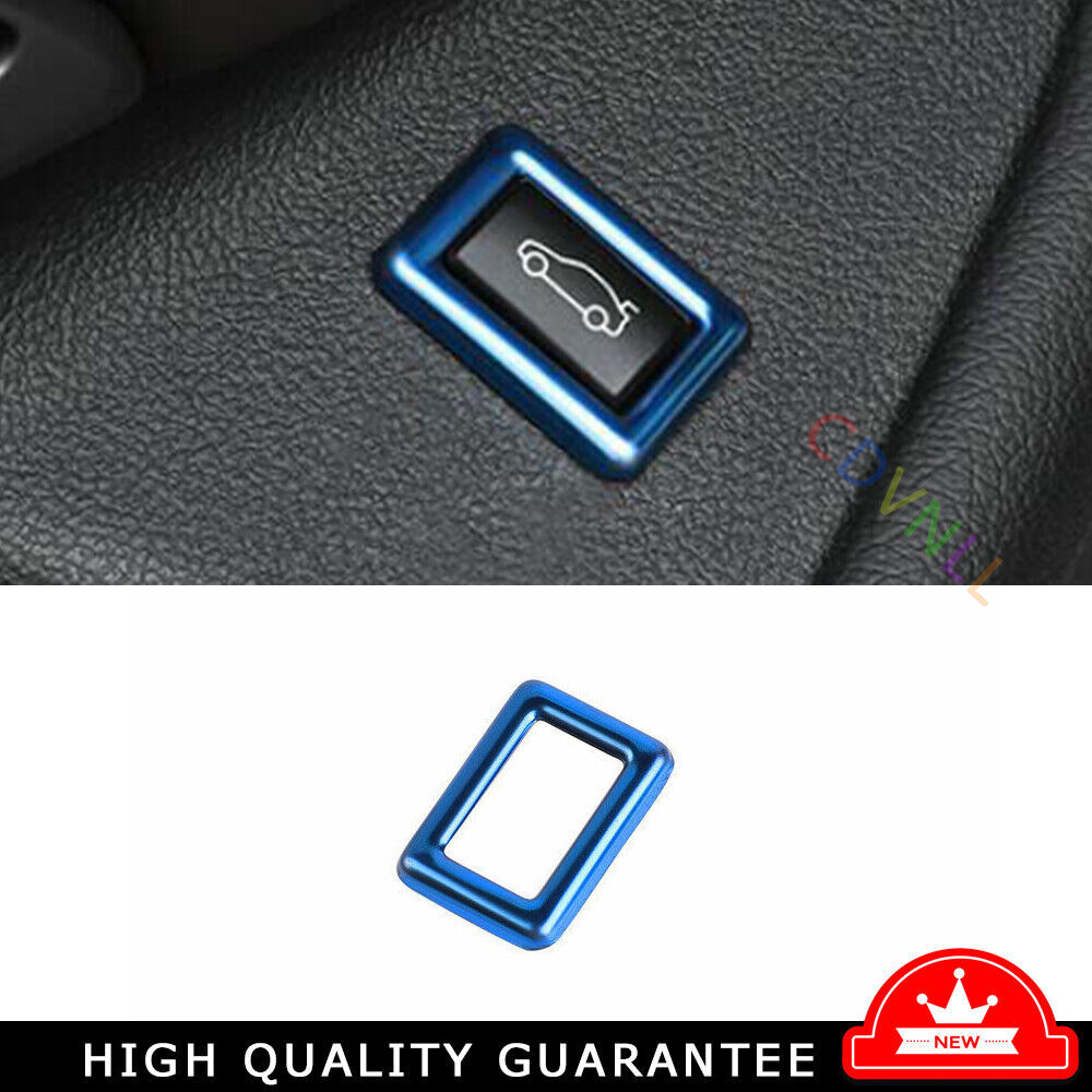 Back Door Tailgate Switch Cover Trim For BMW 5 Series G30 2018-22 Blue Titanium
