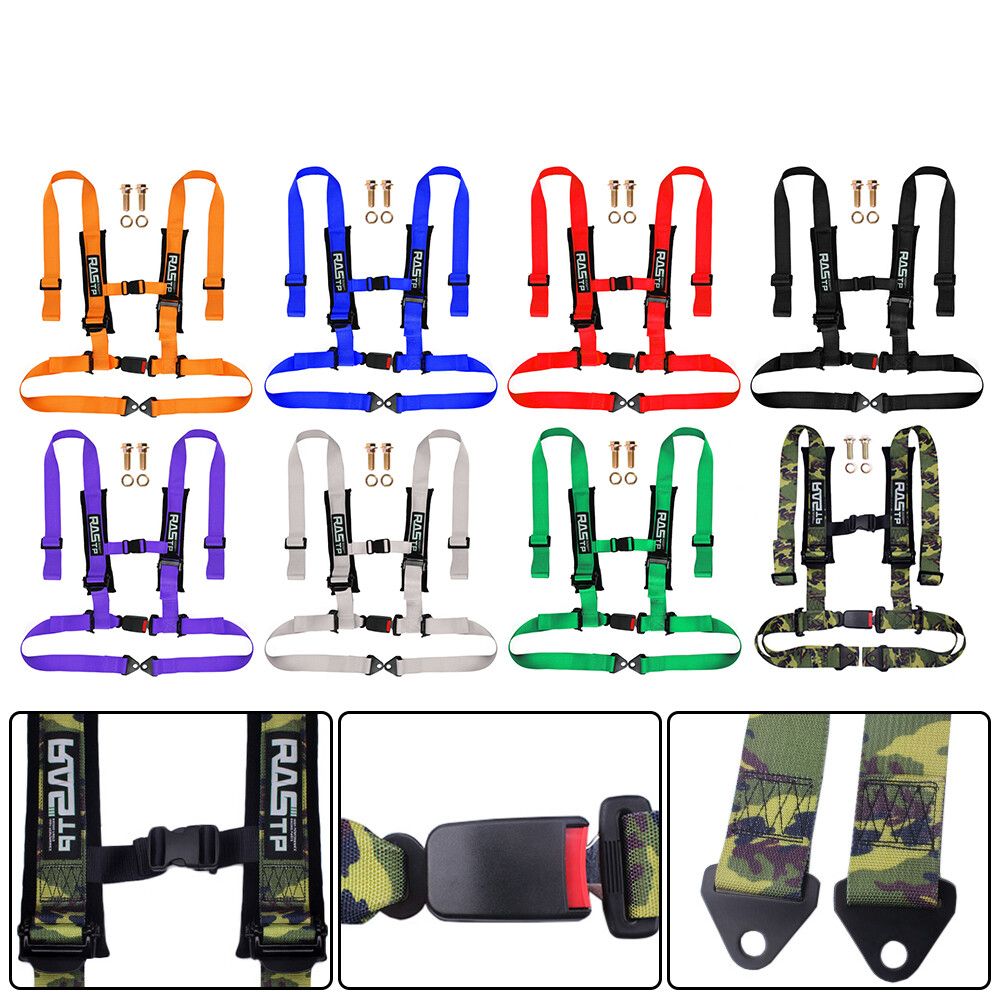 4-Point 2-Inch Quick-Release Racing Harness with Shoulder Pad