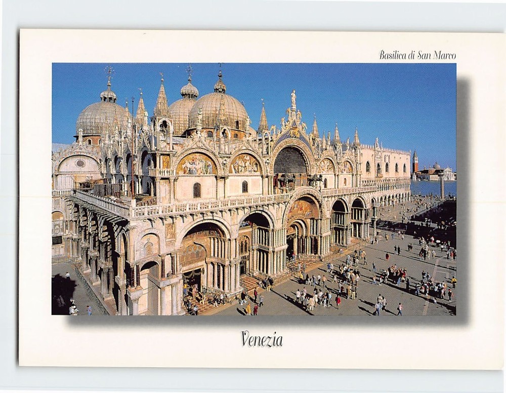 Postcard Basilica di San Marco Venice Italy