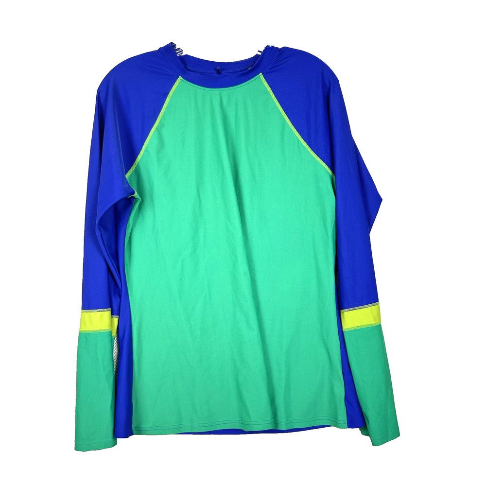 Prana Womens XL Lorelei Sun Top UPF 50+ Rash Guard Colorful Swim Surf