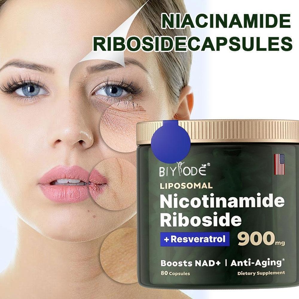 Nicotinamide Riboside Capsules - Pure & Potent Supplement 80 capsules-.NEW