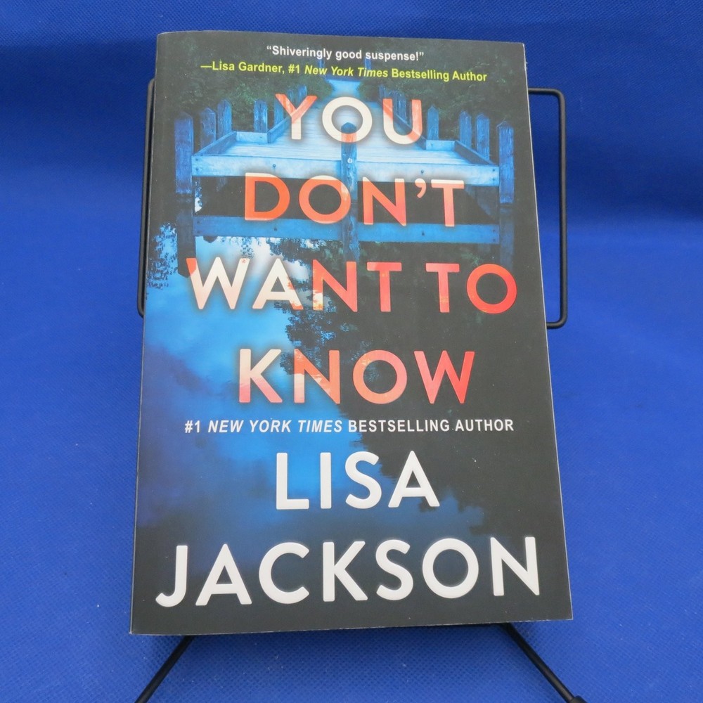 You Don't Want to Know Lisa Jackson 2012 First Edition Hardcover Fiction