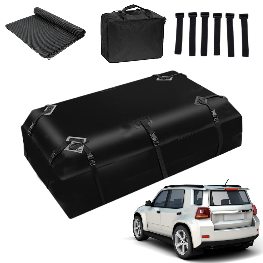 28 Cubic Car Roof Top Rack Cargo Carrier Bag Luggage Storage Waterproof For SUV