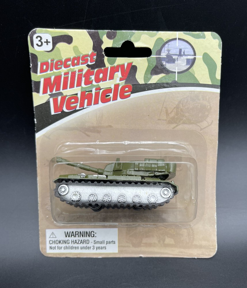 Diecast Military Vehicle 1:64 Scale Diecast Dark Green Tank