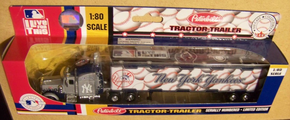 2005 New York Yankees tractor-trailer truck semi NY