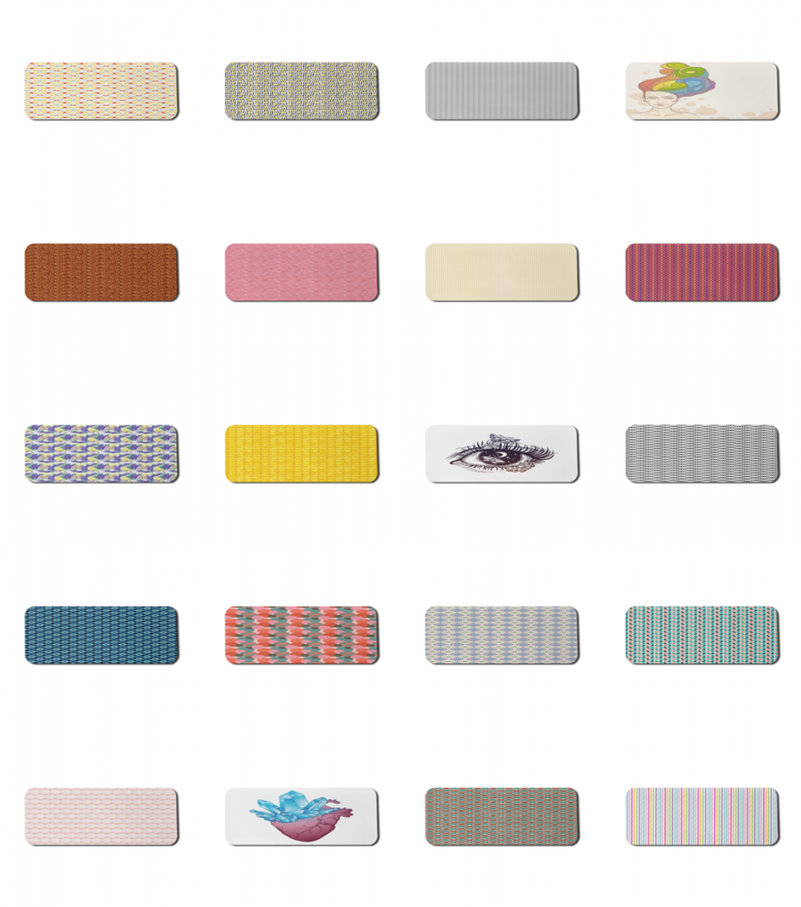 Ambesonne 31x12 Non-Slip Gaming Mousepad Traditional Absurd Design