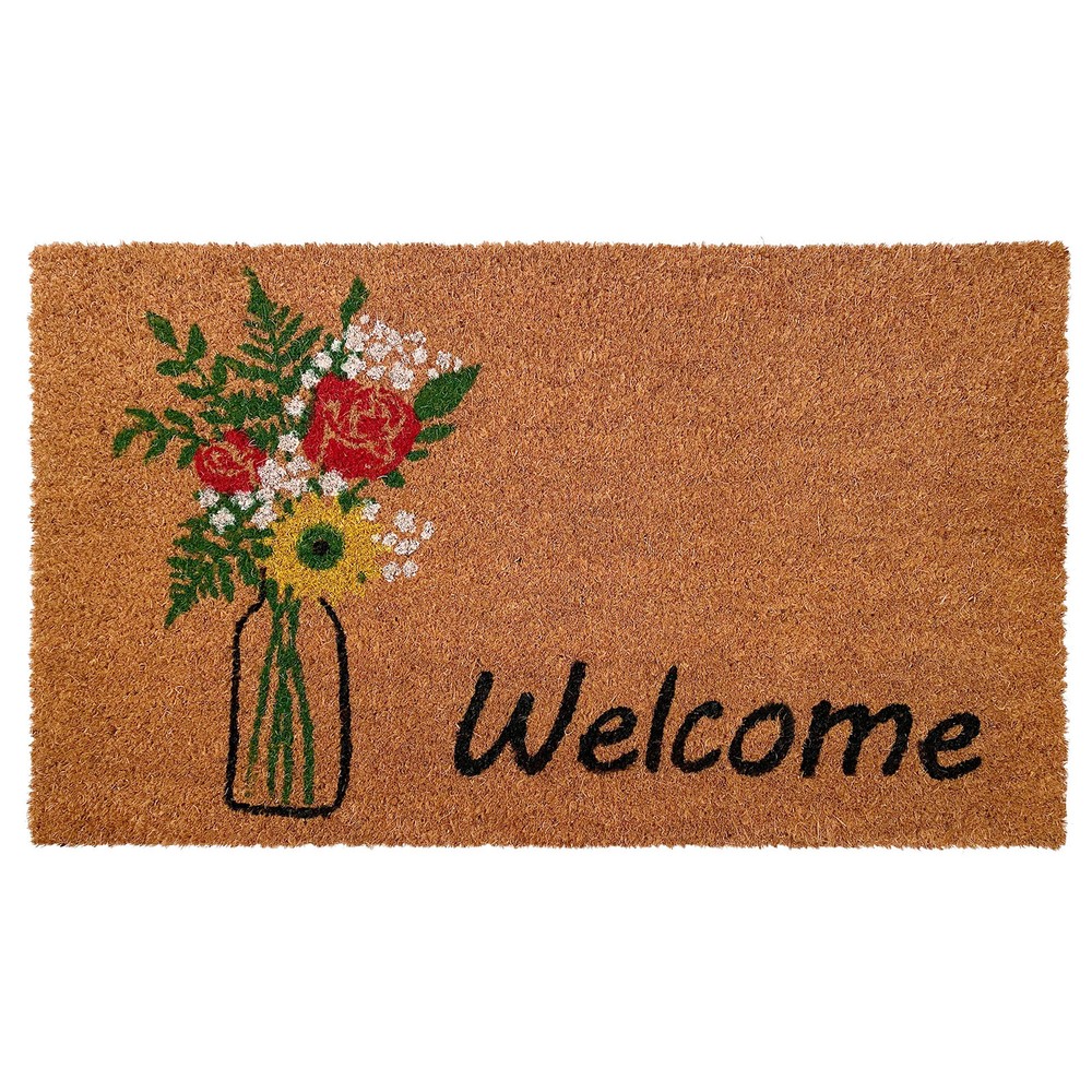 103381729 Vibrant Summer Bouquet Doormat for Welcoming Spaces