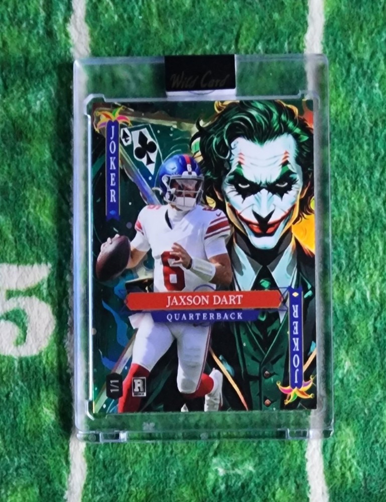 2025 Wild Card  Jaxson Dart RC Joker 1/1