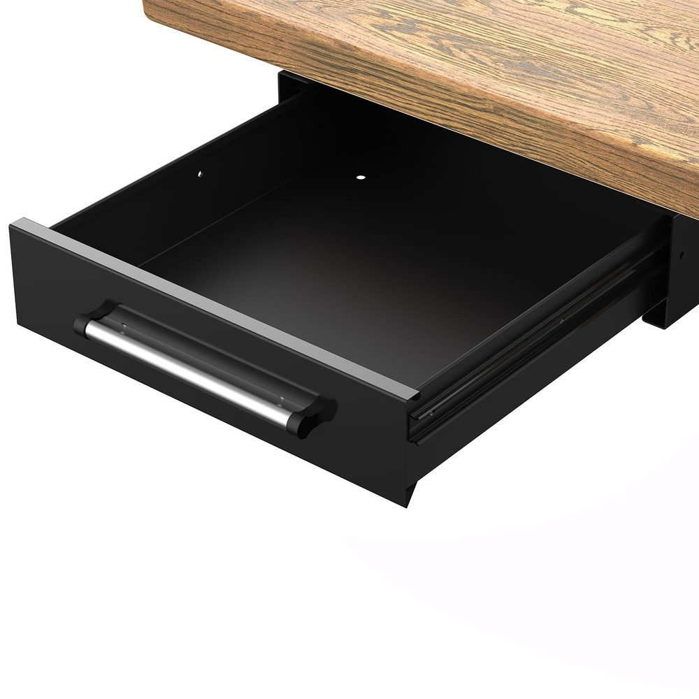 Under Desk Drawer Storage Pull-Out Office Hidden Counter Drawer Metal Sliding