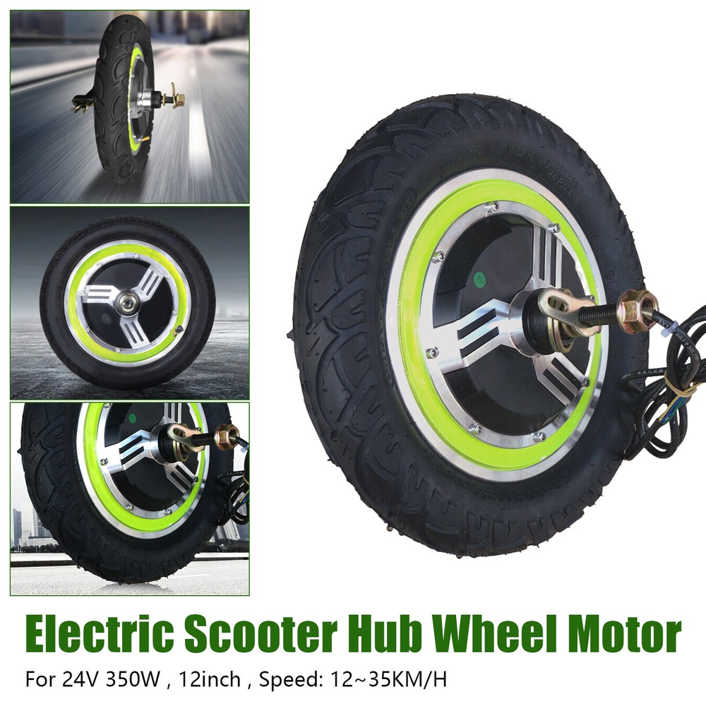 Brushless Hub Wheel Motor With Tyre Tire For E-scooter 12 Inch Electric Scooter!