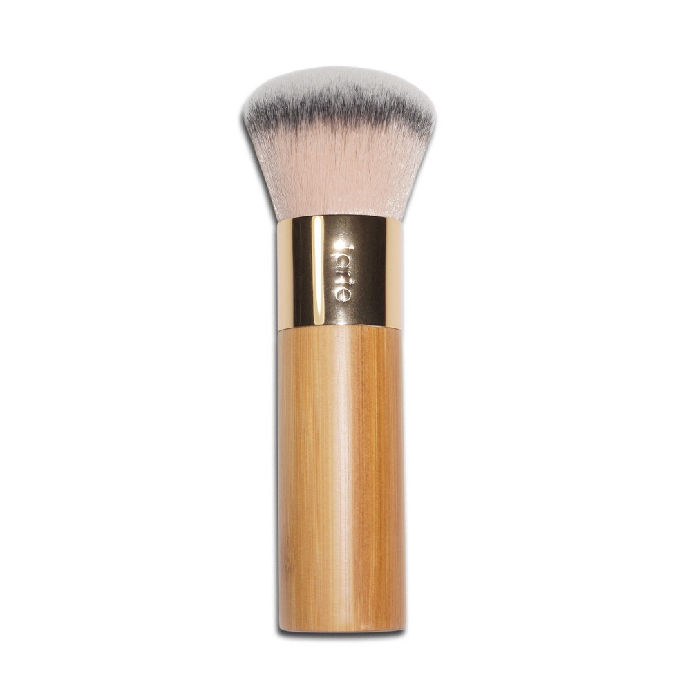 Tarte Cosmetics the Buffer Brush Bamboo Handle Foundation Powder Brush NEW