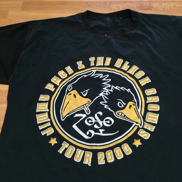 Vintage 90s Jimmy Page Black Crowes The Greek All Size  All Size Shirt