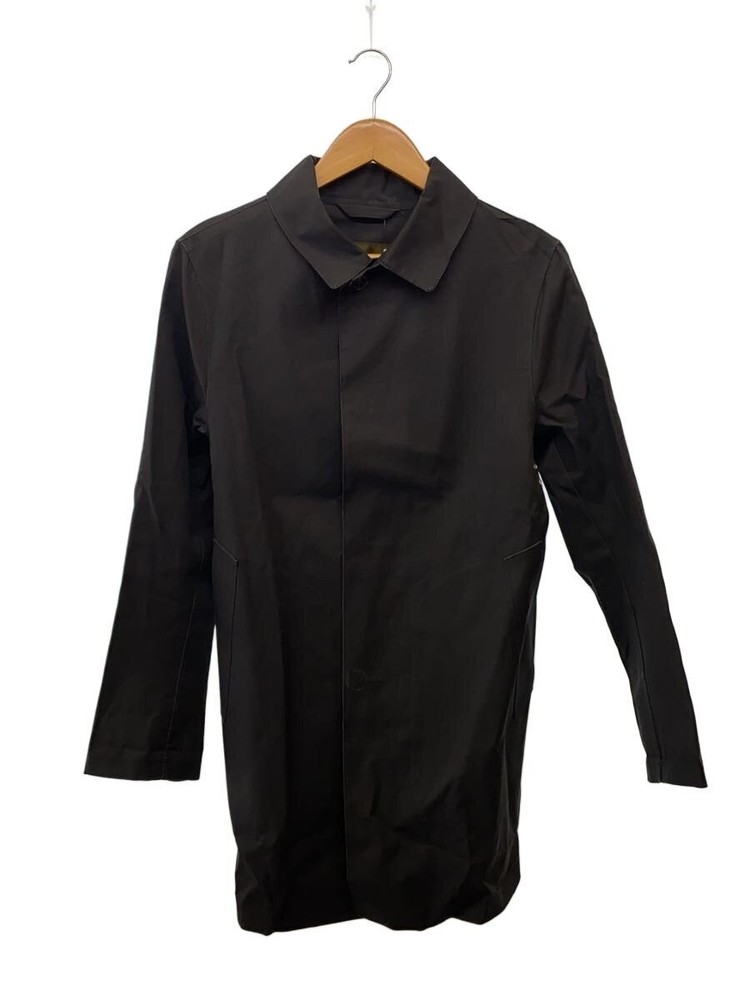 Mackintosh Stainless Steel Collar Coat/38/Cotton/Blk/Has A Hit/Has Stains 1599